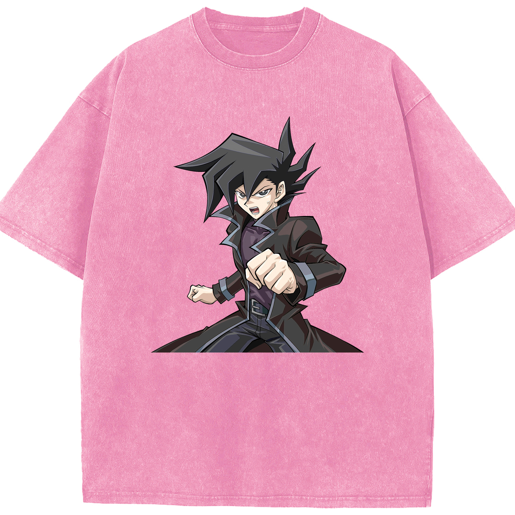 （画像用） 遊☆戯☆王 Yu-Gi-Oh! 綿100% ヴィンテージ風 半袖Tシャツ（フロントプリント）